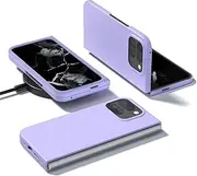 for Google Pixel 9 Pro Fold Case,Shockproof Cover Protective Case for Google Pixel 9 Pro Fold Phone Case,Thin and Slim Anti-Fingerprint Anti-Drop Case for Google Pixel 9 Pro Fold Purple