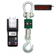 Washdown Safe 4,000 lb Crane Scale Digital Display Printer & 4" Scoreboard