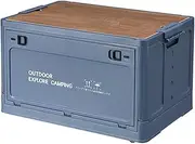 Collapsible Storage Box, Collapsible Storage Bins, Foldable Outdoor Camping Storage Bins, Outdoor Storage Box Garage Organization With Lid, Garden Tools Box Containers Camping Accessories