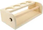 VICASKY Elegant Wooden Art Easel Paper Roll Holder Sturdy Stand for Boys and Girls' Painting and Drawing Sessions