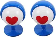Electric Vehicle Decorations Stylish Helmet Ears Motorcycle Helmet Covers Car Decal Quirky Big Eye Design Easy to Install