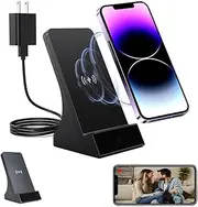 LIZVIE Wireless Phone Charger Security Cameras, App Control with Night Vision 1080P HD Pixels Lens, Surveillance Cam for Nanny/Pet Indoor Home.