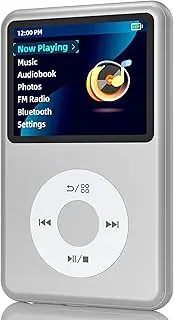 Y1 Mp3 Player with Bluetooth 128G Innioasis Version Upgrade Portable Mini HiFi Sound Bluetooth Walkman Digital Music Player 2.4" Screen Nice 2025 Silver