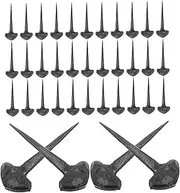 Abaodam Horseshoe Nails Set 50pcs Iron Horseshoe Nail Metal Horse Equipment Farrier Equipment