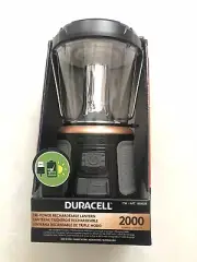 Duracell 2000 LumenLED TRI-Power Solar Rechargable Lantern Security/Lighting