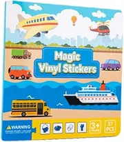 Oshhni Kids Stickers Book Learning Toy Teaching Aid Gift Interactive Learning Tool Early Educational Book for Kindergarten Home Trip , Traffic Scene