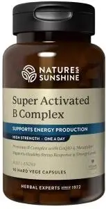 Natures Sunshine Super Activated B Complex 90c