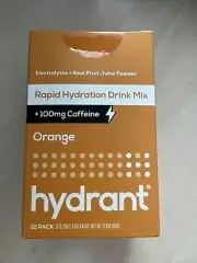 Hydrant Hydrate 12 Stick Packs, Electrolyte Powder Rapid Hydration Mix,