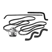 Gates Thermostat Radiator Heater Hose Drive Belt Kit for Holden Commodore VK 3.3
