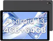 10.1 Inch Android Touch Screen Tablets, IPS Full HD Display Tablet, 8 Core Processor, 8GB RAM (4+4GB) and 64GB ROM, Expandable up to 128GB (EP103A)