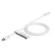 Mophie Premium - 60W USB-C Cable - 1m - White PD Fast Charging - Up to 60W - Durable Braided Nylon - Heavy-Duty Construction - Anodized Matte Aluminium Connectors - Universal Compatibility [409912186]