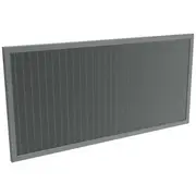 ProtectorAl 1001 - 2000 x 300 - 1000mm Monument Vertical 5mm Overlap Aluminium Welded Louver Panel