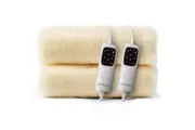 Sunbeam BLW6651 Sleep Perfect Wool Fleece Electric Blanket Queen