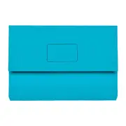 Marbig Slimpick Foolscap Document Wallet Blue