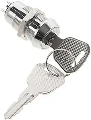 Ipetboom 1 Set Ignition Switch with Keys Replacement Ignition Switch for Forklift Motorcycle