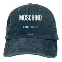 在飛比找蝦皮購物優惠-棒球帽胖瘦都適合水洗可調節帽 Moschino Coutur