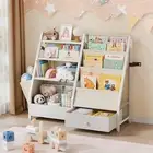 Kids Bookshelf and Toy Storage - Kid Book Shelf Toy Storage Organizer for Kids R