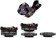 Lapras ( Limited Stock 15 Years Warranty ) Mobile Camera 4K 15x Macro Telephoto Lens Kit for Smartphone Portrait Photography, with 120-Degree Field of View