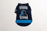 Gold Coast Titans NRL Pet Jersey, Official Supporter Gear for Dogs, Large