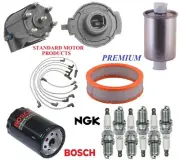 Tune Up Kit Filters Cap Wire Spark Plugs For GMC SAFARI V6 4.3L 1986-1991