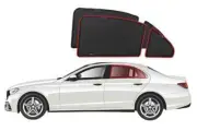 Genuine SNAPSHADES Car Rear Window Shades for Mercedes-Benz E-Class Sedan 5th...