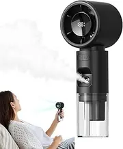 Portable Misting Fan | Portable Handheld Fan - Hand Held Spray Water Cooling Tool with Digital Display for Travel Outdoor Makeup Home