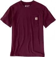 Carhartt Workwear K87 Pocket, t-shirt , color: Dark Red (Prt) , size: XS