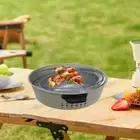 Charcoal Grill, Tabletop Stove Fire Pits Fireplace Round Firepit Heating Wood