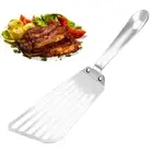 Long Handle Fry Fish Shovel Slotted Steak Turner Frying Spatula Iron Skillet