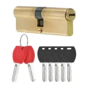 100mm(45/10/45) European Double Lock Cylinder Door Cylinder Lock with 7 Key