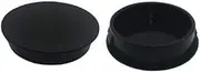 2 Pack Black 52mm (2 1/16") HOLE COVER PLUG for use with auto gauge holder