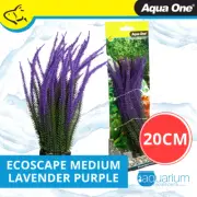 Aqua One Ecoscape Lavender Purple Plastic Plant 20cm - Med (28382)
