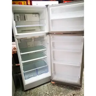 中古冰箱總匯 聲寶 340公升 雙門冰箱(強化玻璃層板）