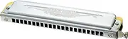 Tombo 1244C Chromatic Harmonica, 22 Holes, Sliding Type, Unica, Set Included