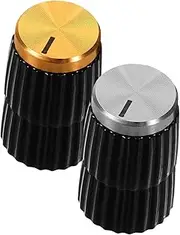 TEMPNAP 4Pcs Potentiometer Knobs Standard Rotary Caps for Smooth Volume Control Durable Plastic for Amplifiers Audio Devices Enhance Listening Experience with Wide Compatibility