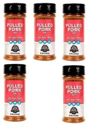 Pit Boss Pulled Pork Rub - 5 Pack (6.7 oz Each) - Smoky Garlic, Onion & Hickory