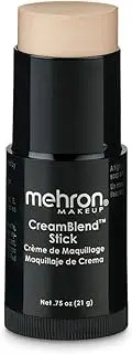 [Mehron] Makeup CreamBlend Stick | Face & Body Foundation | Full Coverage Professional Makeup Stick .75 oz (21 g) (Light 2)