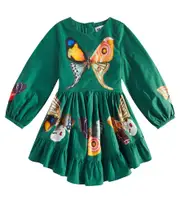 [Molo] Molo Calissa printed cotton dress Y 11/12 green