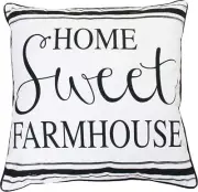 Thro by Marlo Lorenz Throw Pillow, White Black