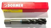 Dormer 7/8-9" Tap HSS-E-PM Semi Bottoming Spiral Flute Machine Tap Blue Shark H6