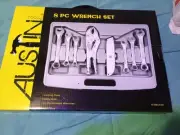 Austin Tools 6-Piece Pliers Set NEW Long Nose Combination Diagonal Wrench