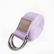 XINYUICEAN Yoga Strap Belt,Cotton Yoga Strap with Adjustable D-Ring Buckle,Yoga Belt for Stretching Yoga Exercise, Stretch Band for Pilates Workouts Yoga Fitness Improves Sitting