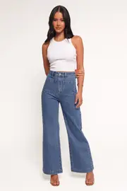 [PUP122] Rollas Sailor Jeans - Ashley Blue 26 mid blue wash