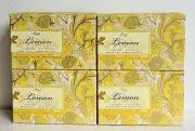 4-Pack La Saponeria ~ Lemon Scented Soap 10.5 oz Each
