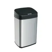 Salesbay Sensor Bin 50L Silver Stainless Steel Rubbish Bin Motion Automatic