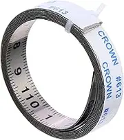 Mipcase Ruler Measuring Tape Workbench Left Self Centering Tape Measure Flat Tape Measure Measuring Utensil Measuring Tool Metal Adhesive Tape Small Tools Sticker Carbon Steel