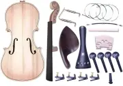 Jiayouy Violin Parts & Accessories 4/4 Violin DIY Kit for Students Beginners Mus