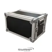 SWAMP Wooden 19 inch Rack 6U Half Depth Flight / Road Case