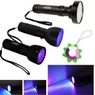 HQRP 100/76/51-LED 390 nM Ultra Violet Blacklight UV Flashlight Torch Light Kit