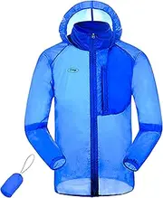 [CGLRybO] Sun Protection Jacket Ultra Light Thin Breathable Packable Outdoor Cycling Jacket Hoodie Skin Clothing for Men & Women